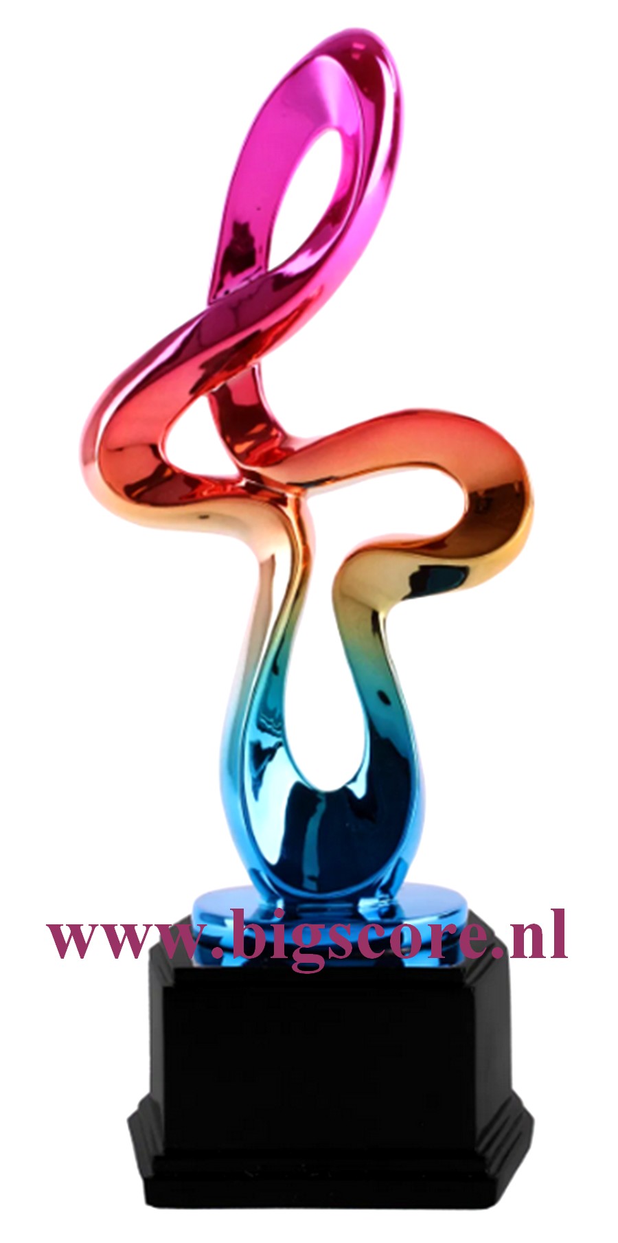 Sculptuur A Roze-Goud-Blauw R26051